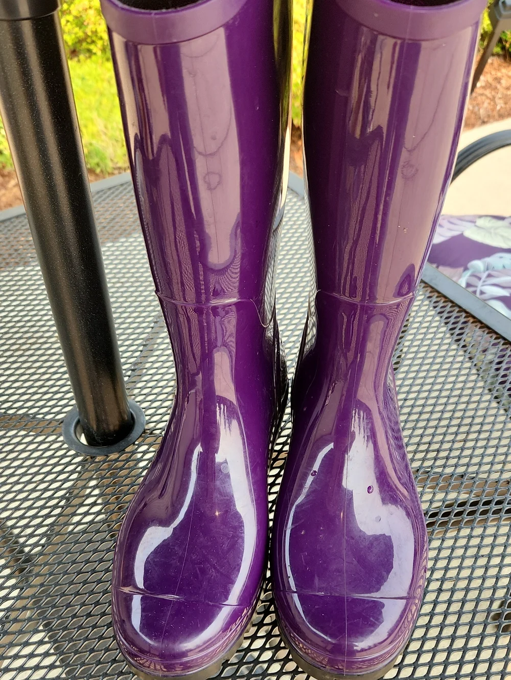 Columbia Purple and Black Women's Boot Interior Label